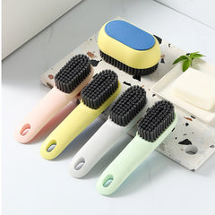 Shoe Cleaning Brush Long-handled Shoes Clothes Brush Cleaning Durable for Home White Sneakers Boot Cleaner Bathroom Scrub Box
