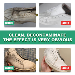White Shoes Cleaner Remove Yellow Ointment Foam Cleaner Sneakers Decontamination Shoes Edge Cleaning White Shoe Stains Remover