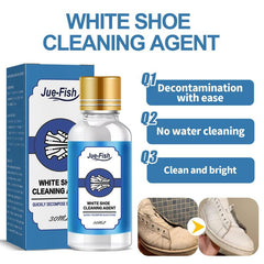30ml Set White Shoes Stain Polish Cleaner Gel Sneaker Whiten Cleaning Dirt Remover Set With Brush Tape Cleansing Washing Tool