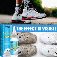 30/100ml White Shoes Stain Polish Cleaner Gel Sneaker Whiten Cleaning Dirt Remover Set With Brush Tape Cleansing Washing Tools