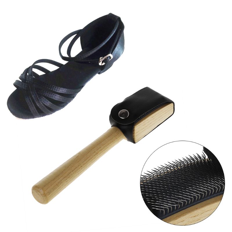 Dance Shoes Cleaning Brushes Brushes Wooden Suede Sole Wire Shoe Brush Cleaners Shoe Cleaning Accessories Cleaning Tools