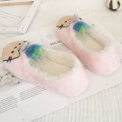 New Cat Animal indoor slippers Adult Cartoon House women soft slipper indoor house Gilr winter plush shoes