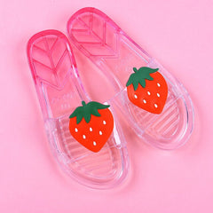 Summer Women's Shoes Summer Slide Shoe Sandals Cute Home House Slippers Transparent Flip Flops Sandalias De Mujer Women Sandals