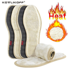 Keep Warm Heated Insole Cashmere Thermal Insoles Thicken Soft Breathable Winter Sport Shoes For Man Woman Boots Pad Sole